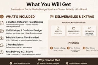 design eye catching instagram posts and sale banners