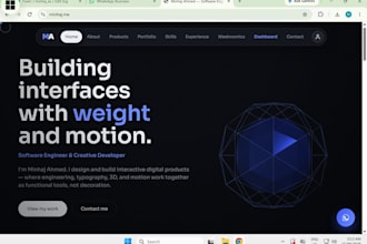 develop a modern custom coded website or wordpress site