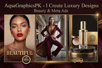 design aesthetic posts for fashion beauty brand