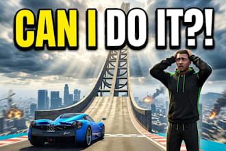 design a cinematic high CTR gta thumbnail for youtube