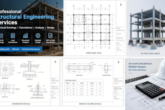 provide structural engineering design and calculations