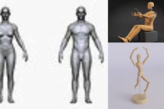 create professional 3d models and 3d design
