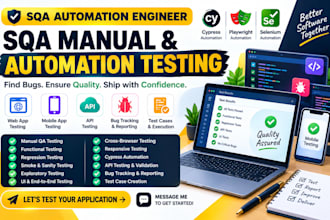 do QA testing, software testing, QA manual testing and automation testing