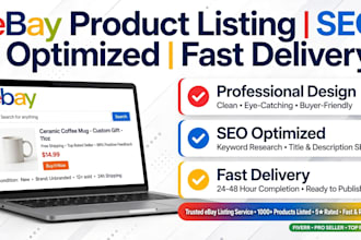 do ebay product listing with seo title