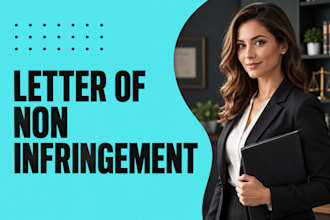write a letter of non infringement for asin reinstatement as your legal counsel