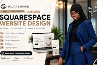 build squarespace website design, redesign squarespace website and development