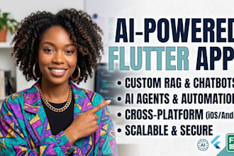 develop cross platform flutter ai app with custom rag and ai agents