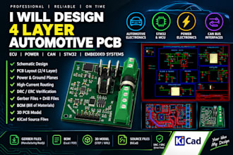 design 4 layer automotive pcb