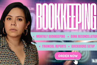 do bookkeeping clean up and reconcillation with quickbooks online,xero and excel