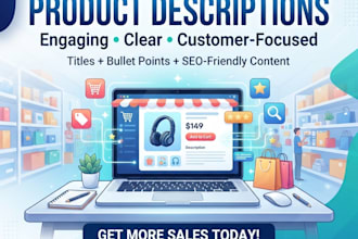 write SEO product descriptions for online stores