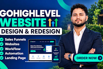 be your go high level expert to build gohighlevel CRM and landing page