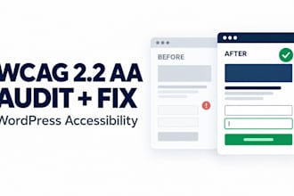 audit and fix wordpress website accessibility for ada and wcag 2 compliance