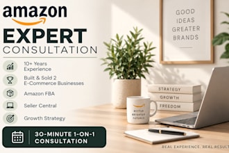be your amazon expert and e commerce consultant