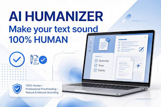 humanize and proofread your ai chatgpt text to sound natural