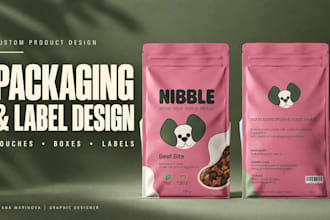 design product packaging and labels for your brand