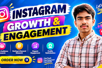 grow and manage your instagram with organic engagement