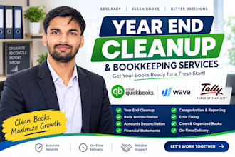 do quickbooks and wave year end financial closing,