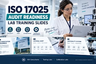 iso 17025 audit readiness deck,laboratory accreditation training for consultants