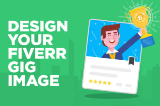 design a stunning fiverr gig image