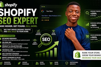 shopify SEO to improve rankings and organic traffic