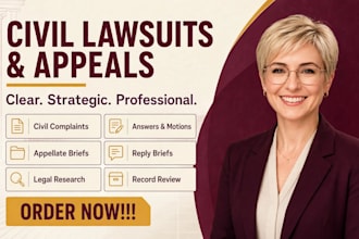 be your employment lawyer for civil lawsuits and workplace disputes