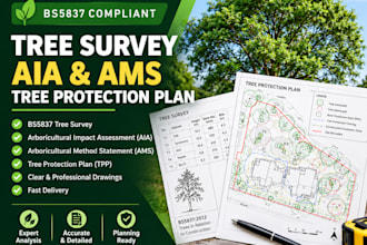 do a bs5837 tree survey aia ams and tree protection plan