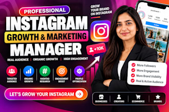 do organic instagram growth, marketing and promotion
