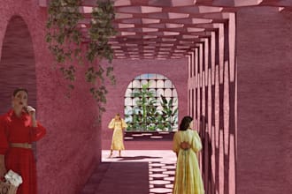 create an illustrative render