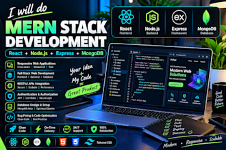 build a responsive mern stack website with react node and mongodb
