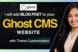 add blog posts to your ghost cms websites and customize ghost cms blog theme