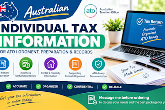 do australian individual tax information for ato lodgment, preparation, records