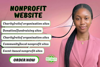 design nonprofit website, charity website, ngo website, 501c3 donation website