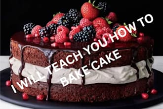 teach you how to bake cake