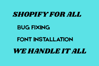 do shopify font installation shopify store expert