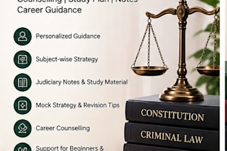 create judiciary notes and study material