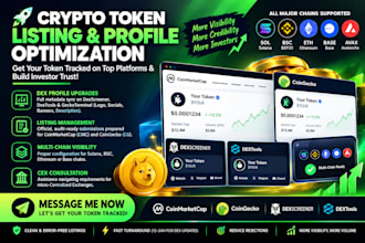 do crypto token promotion fast coin listing, cmc or cg tracking