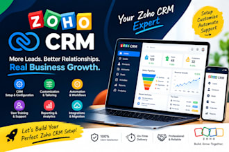 set up a zoho crm and automation