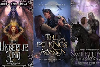 design dark romance book cover, mafia, fantasy romance ebook cover, amazon kdp