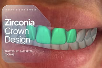 design zirconia crowns in exocad