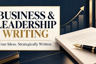 write authoritative business and leadership articles