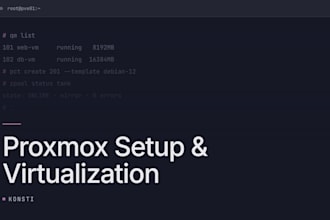 set up and configure your proxmox virtualization server