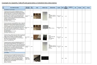 provide quantity surveying, material takeoff, cost estimation services
