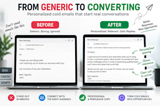 write personalized cold email copy for your business