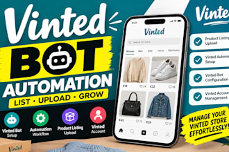 do vinted bot vinted automation vinted product listing upload vinted account