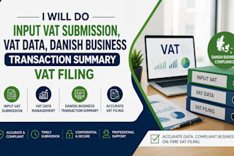 do input vat submission, vat data danish business transaction summary vat filing