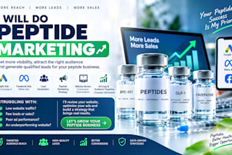 do peptide google ads fb ads peptide ads peptide marketing peptide leads website