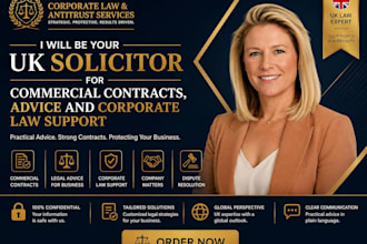 be your UK solicitor for contracts and restructuring and legal advice