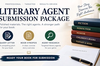 prepare query letter synopsis and find literary agents for your book submissions