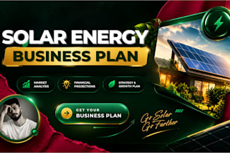 create a renewable energy business plan for funding and investors
