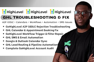 fix gohighlevel a2p 10dlc rejection fix ghl calendar  issues fix ghl automation